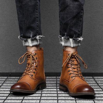 Morgan | Faux Leather Ankle Boots