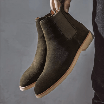 Bradley | Suede Chelsea Ankle Boots