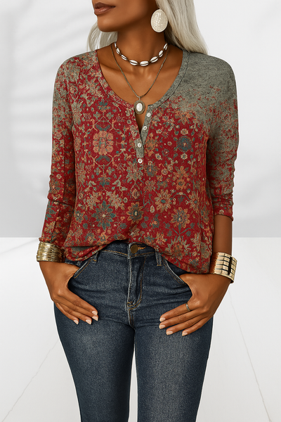 Alina - Elegant Boho Blouse