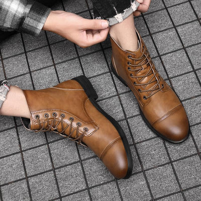 Morgan | Faux Leather Ankle Boots