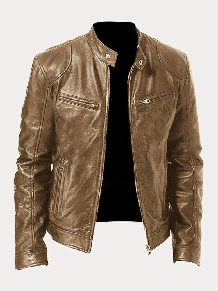 Benjamin | Casual leather jacket