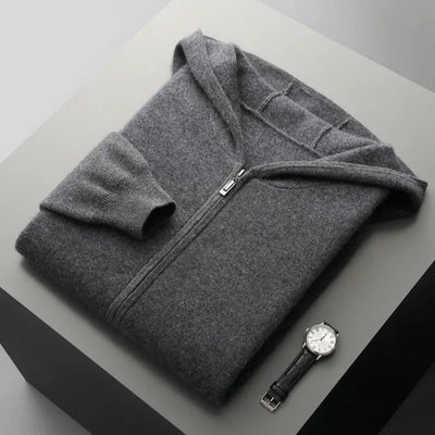 Caruso Cashmere Zip Hoodie