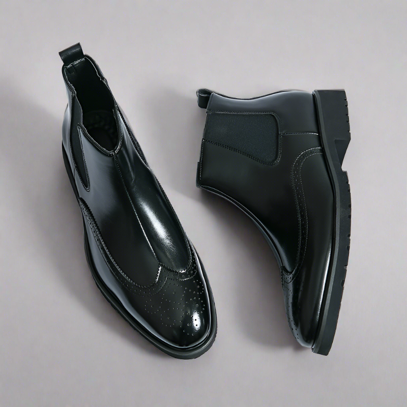 Dwight | Synthetic Leather Chelsea Boots