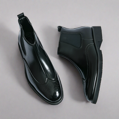 Dwight | Synthetic Leather Chelsea Boots