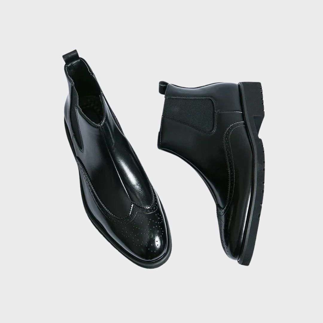 Dwight | Synthetic Leather Chelsea Boots