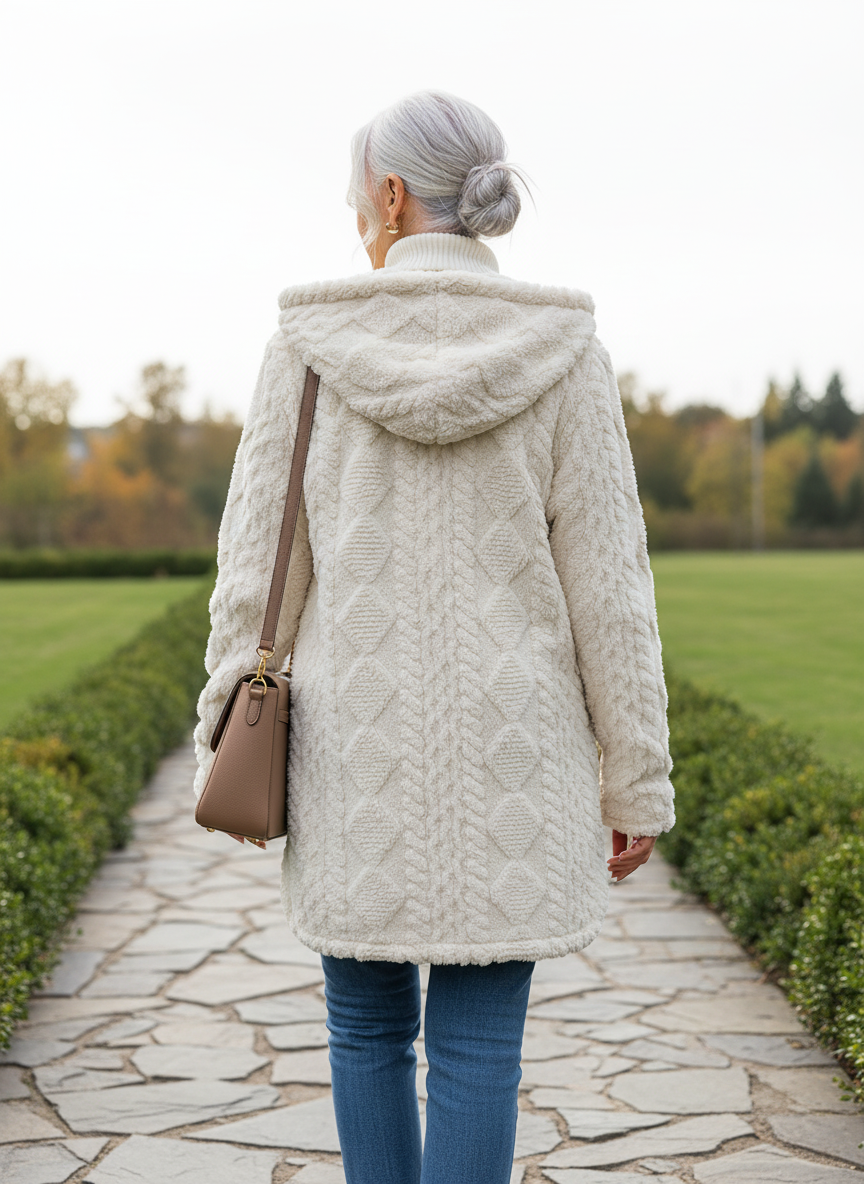 Maria™ Plush Hooded Cardigan