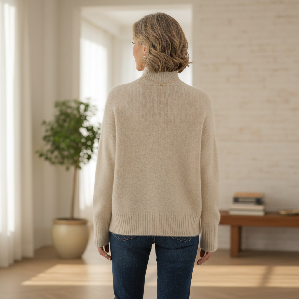 Mira™ - High Neck Cashmere Sweater