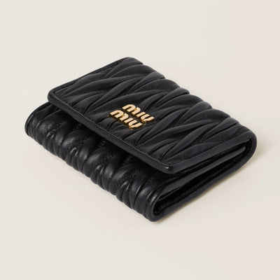 Modern Quilted Leather Wallet